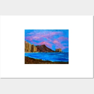 Waikiki Lights Posters and Art